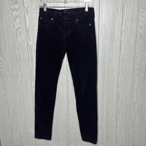 Kut From The Kloth Dark Purple Corduroy‎ Diana Skinny pant Size 2